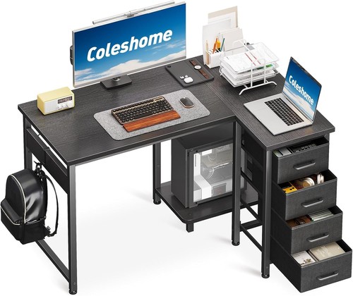 Small corner desk with - desk, drawers