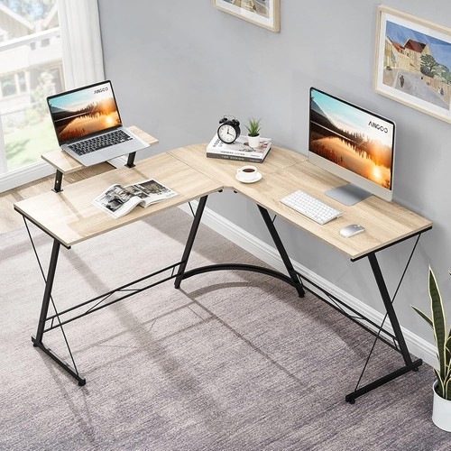 Corner desk shaped - l,