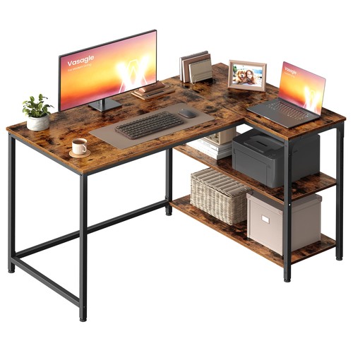Shaped computer desk - shaped,