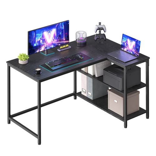 Vasagle shaped corner desk - l,