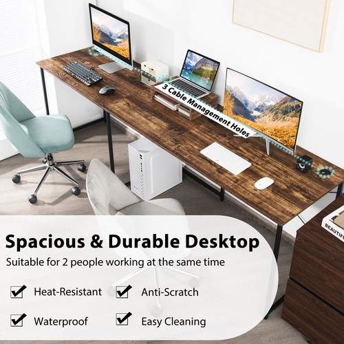 Shaped computer desk office - computer,