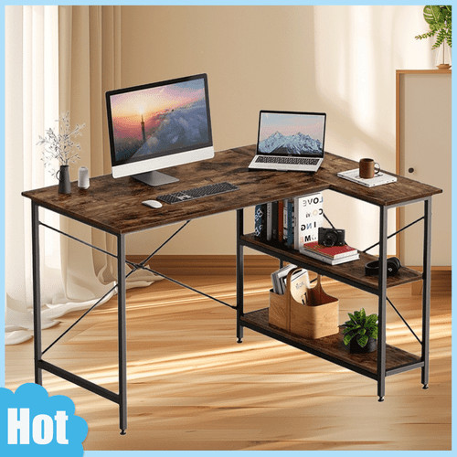 Shaped corner desk - shaped,