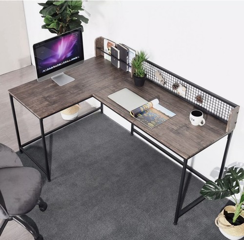 Shaped corner computer desk - corner,