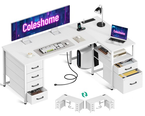 Coleshome computer corner desk - computer,