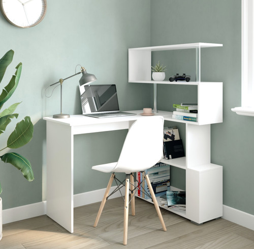 Mondeer shaped computer desk - mondeer, l-shaped