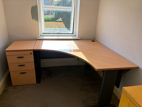 Shaped corner office desk - l-shaped,