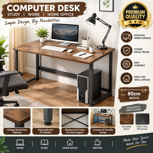 80cm vintage computer - 80cm, desk
