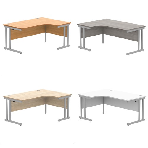 Corner cantilever office desk - corner,