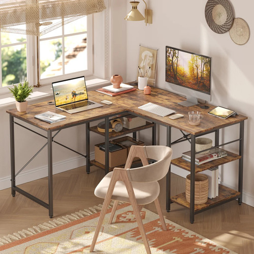 Computer desk shaped - shaped, office