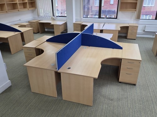 Left hand corner desk with - corner,