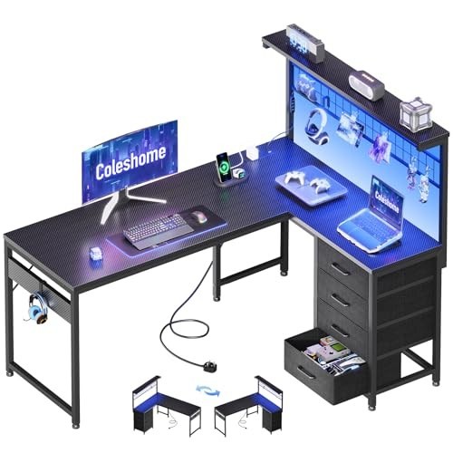 Corner desk with - corner, l