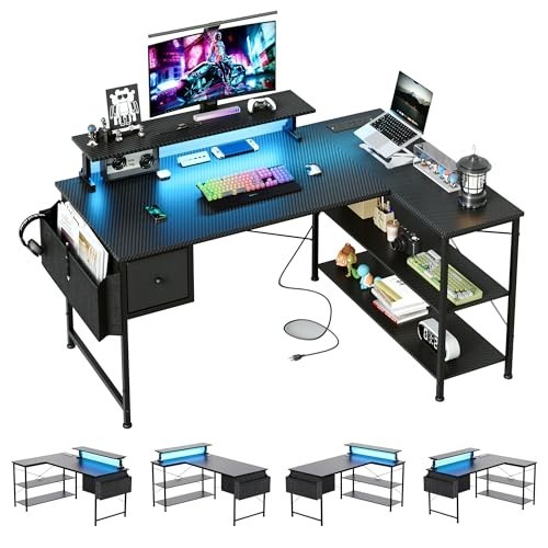 Shaped corner gaming - shaped, desk