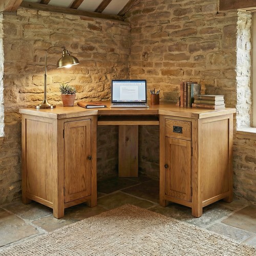 Corner desk rustic - corner, home
