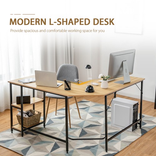 Shaped corner computer desk - l-shaped,