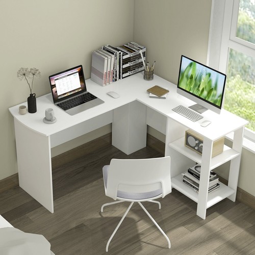 Shaped corner desk pc - l-shaped,