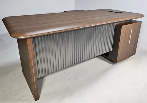 Executive corner office desk - office,