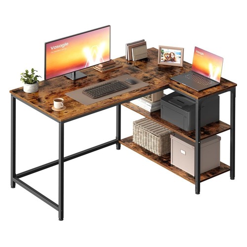 Vasagle shaped corner desk - l-shaped,