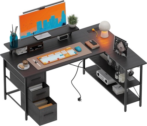 Corner computer desk with - desk,