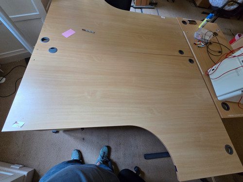 Beech effect woodgrain curved - beech,
