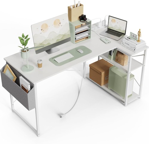 Shaped desk corner - shaped,