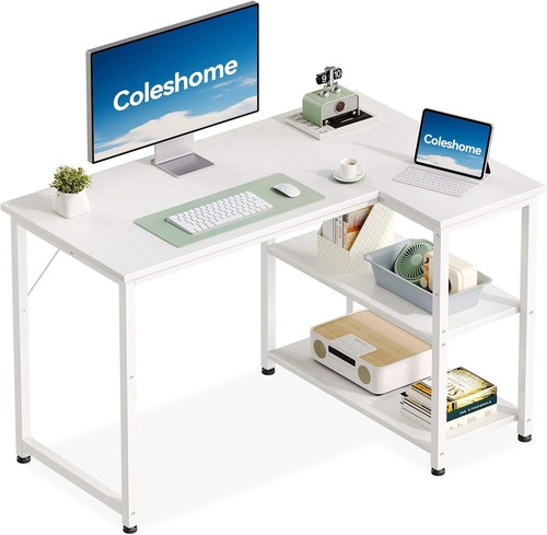 Coleshome shaped corner desk - coleshome,