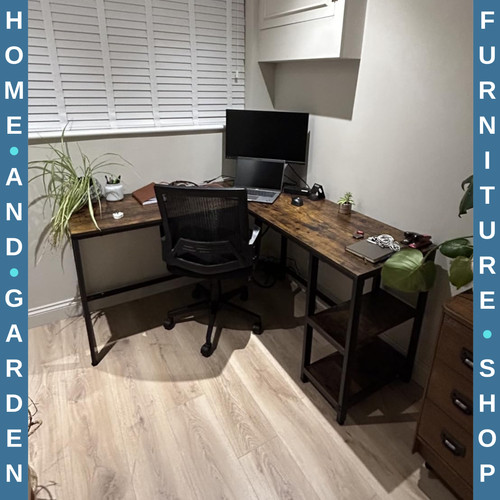Shape computer desk with - desk,